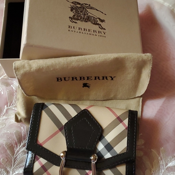 Burberry Handbags - Authentic Burberry  pvc wallet